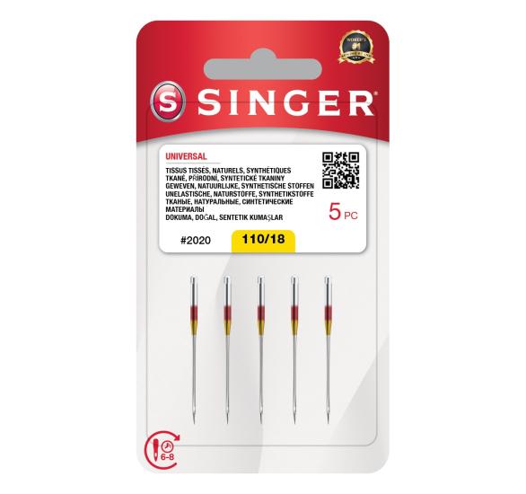   SINGER 18 NUMARA STANDART İĞNE (5’Lİ