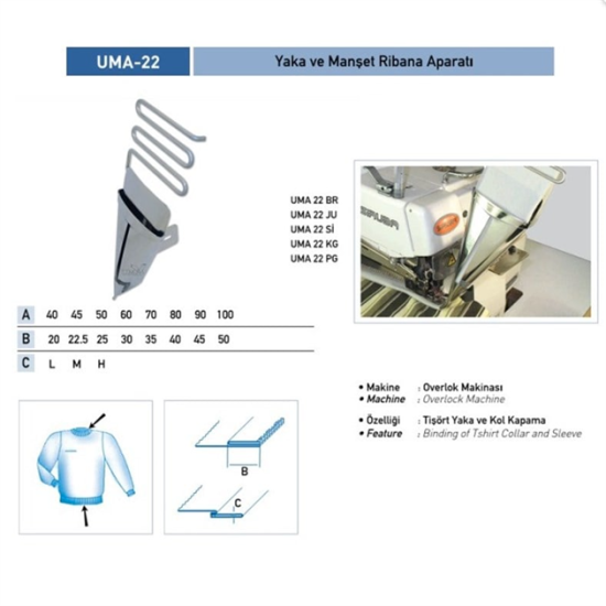 Yaka Ribana Apara 80X40mm / UMA-22