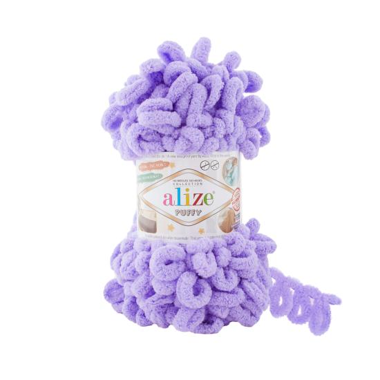 Alize Puffy Bebe İpliği Renk Color 788 Lavanta  