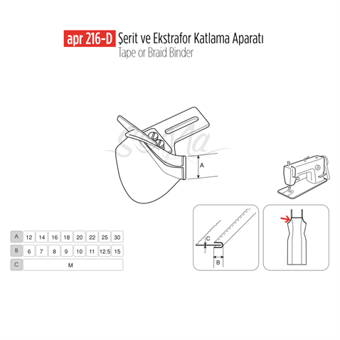 Şerit Ve Ekstrafor Katlama Apara 40X20 / APR 216-D