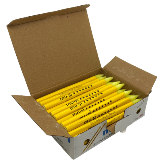 Sabun Kalem Çizgi Taşı Sarı 50 Adet / MUSI-10