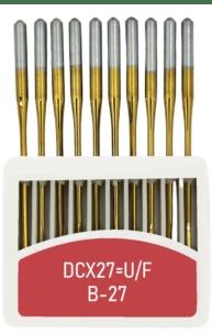 DCX27=U/F ULTRA FINISH OVERLOK İĞNESİ