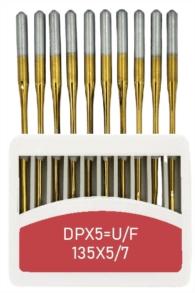 DPX5=U/F ULTRA FINISH DÜZ DİKİŞ İĞNESİ KALIN DİP