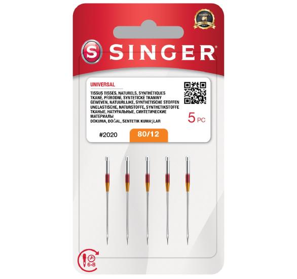 SINGER  12 NUMARA STANDART İĞNE 5’Lİ  