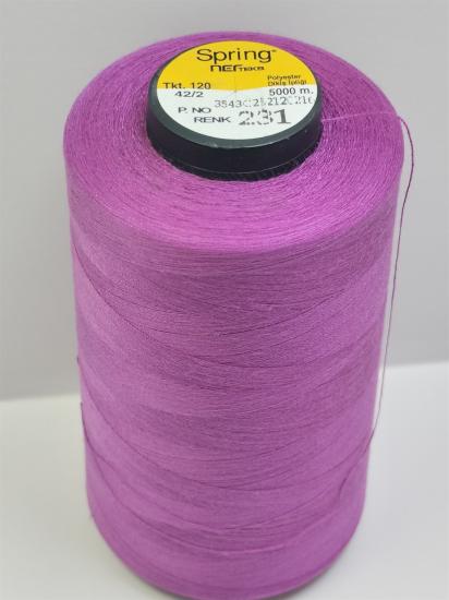 120 NO Polyester Dikiş İpliği Spring 5.000 Metre 231
