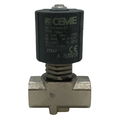 Ütü Solenoid Valf 3/8 (2 Yollu-Konik) / 9013