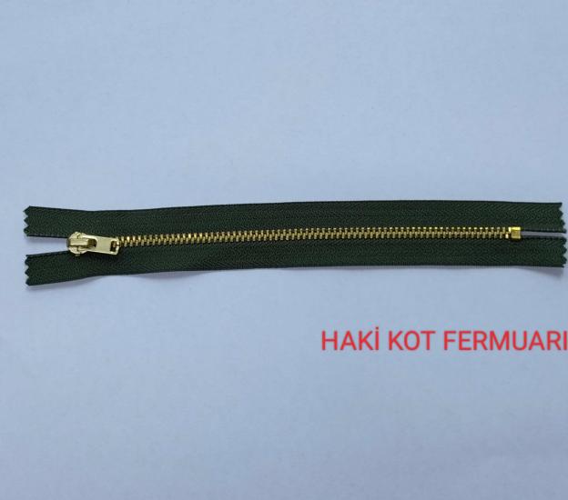 Haki Kot Fermuarı