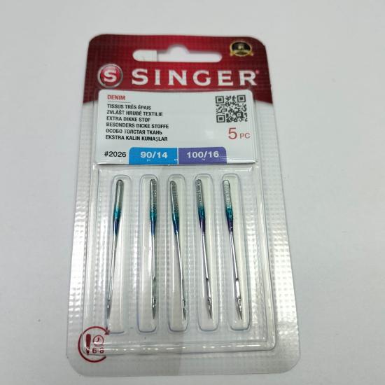 SINGER KOT DİKİŞ  İGNE 14/90 16/100 20/26