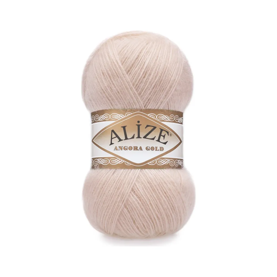 Pudra renk Alize Angora Gold yumak iplik