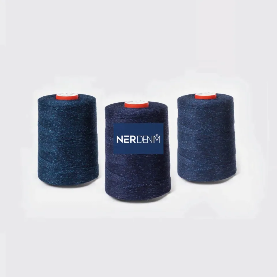 Ner Denim dikiş ipliği bobinleri