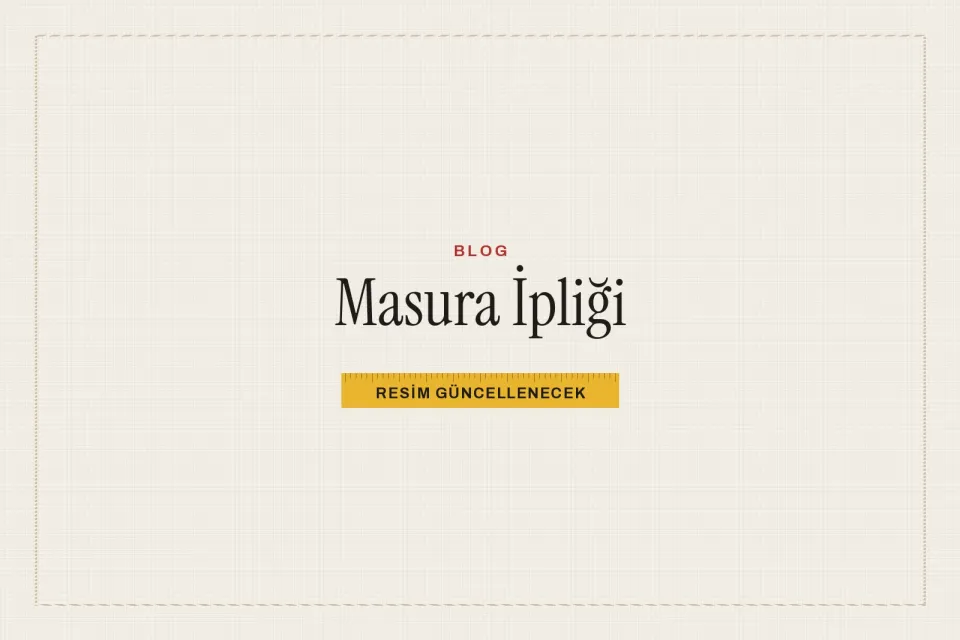 Dikiş makinesi masurasına sarılmış iplik
