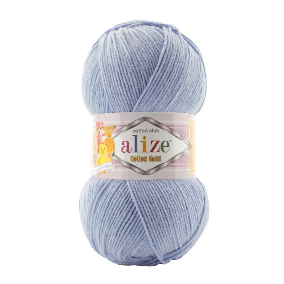 Bebe mavisi Alize Cotton Gold, 481 renk kodu